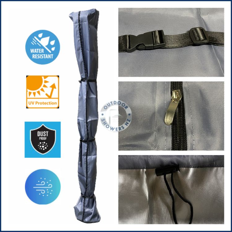 (RECOMMENDED) Premium Quality Insulated  Protective Cover For Freestanding Outdoor Showers , Suits All Outdoorshowers.co.nz Models