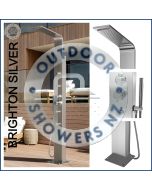 Brighton Silver 316 Stainless Steel Marine Grade Outdoor Massage Pool Shower