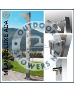 Milan Deluxe 316 Marine Grade Stainless Steel Outdoor Pool Shower 