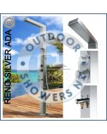 Reno Silver ADA 316 Marine Grade Stainless Steel Outdoor Pool Shower