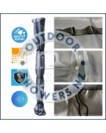 (RECOMMENDED) Premium Quality Insulated  Protective Cover For Freestanding Outdoor Showers , Suits All Outdoorshowers.co.nz Models